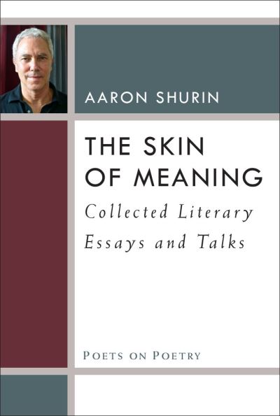 Cover for Aaron Shurin · The Skin of Meaning: Collected Literary Essays and Talks - Poets on Poetry (Hardcover Book) (2016)