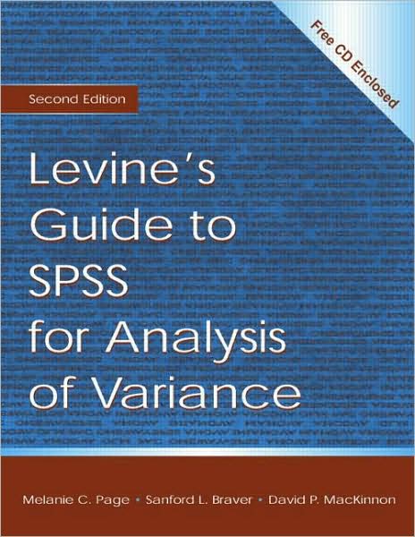 Cover for Sanford L. Braver · Levine's Guide to SPSS for Analysis of Variance (Paperback Book) (2003)