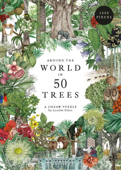 Cover for Jonathan Drori · Around the World in 50 Trees: A Jigsaw Puzzle (SPIL) (2022)