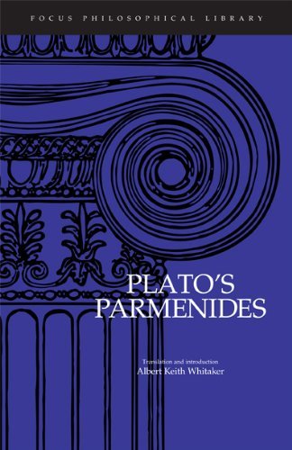 Cover for Plato · Parmenides - Focus Philosophical Library (Pocketbok) [New edition] (1996)