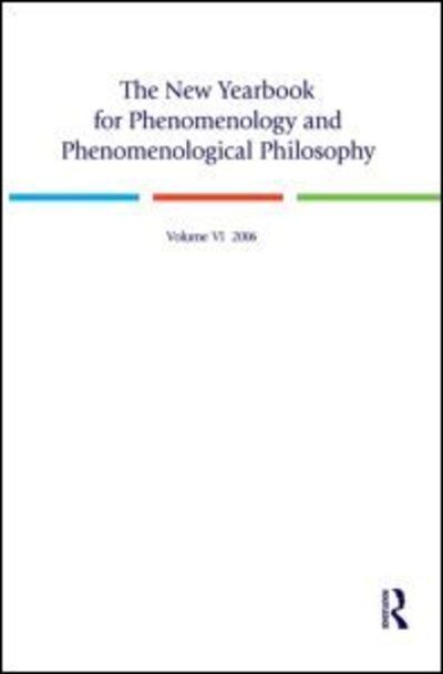 Cover for Parvis Emad · The New Yearbook for Phenomenology and Phenomenological Philosophy: Volume 6 - New Yearbook for Phenomenology and Phenomenological Philosophy (Paperback Book) (2009)