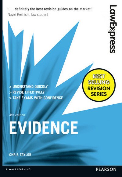 Cover for Chris Taylor · Law Express: Evidence - Law Express (Paperback Book) (2016)
