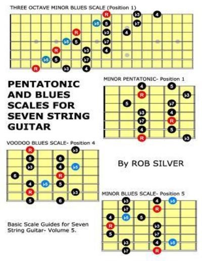 Rob Silver · Pentatonic and Blues Scales for Seven String Guitar (Paperback Book) (2017)