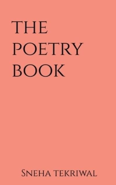 Sneha Tekriwal · Poetry Book (Book) (2020)