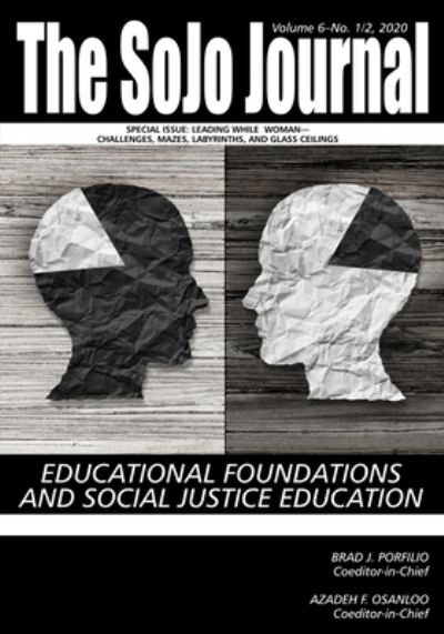 Cover for Brad J Porfilio · The SoJo Journal Volume 6 Numbers 1 and 2 2020 (Paperback Book) (2021)