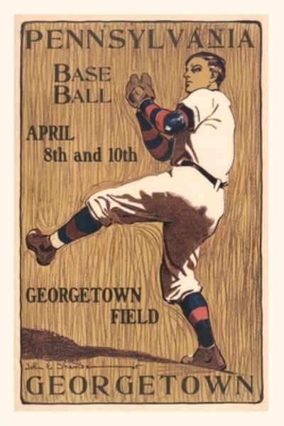 Cover for Found Image Press · Vintage Journal Georgetown Baseball Poster (Book) (2022)