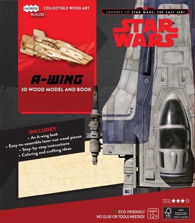 IncrediBuilds: Star Wars: The Last Jedi: A-Wing 3D Wood Model and Book: Inside the Resistance's High-Speed Interceptor - Incredibuilds - Insight Editions - Bøker - Insight Editions - 9781682980965 - 1. juni 2020