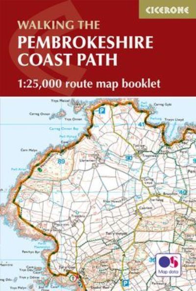 Pembrokeshire Coast Path Map Booklet: 1:25,000 OS Route Mapping - Dennis Kelsall - Książki - Cicerone Press - 9781852848965 - 15 września 2023