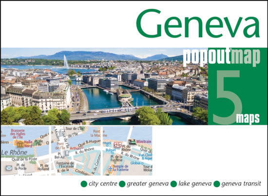 Geneva PopOut Map - pocket size, pop up, street map of Geneva - PopOut Maps - Popout Map - Books - Heartwood Publishing - 9781914515965 - September 4, 2024