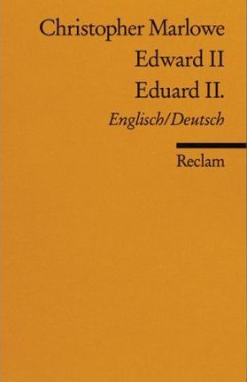 Cover for Christopher Marlowe · Reclam UB 07696 Marlowe.Edward II. (Book)