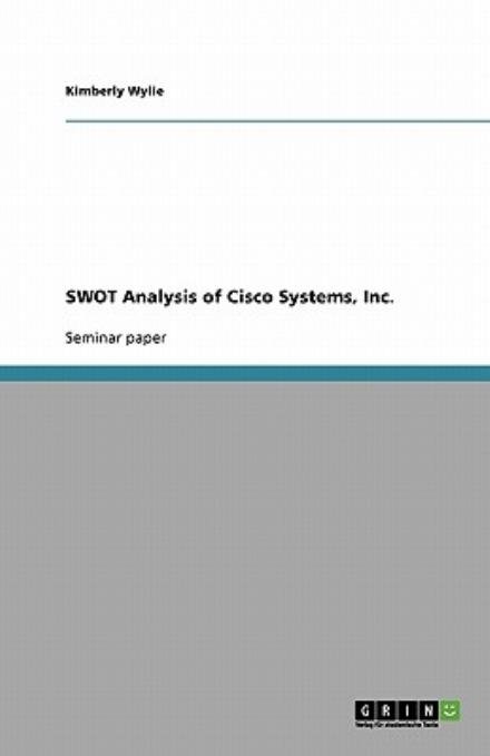 Cover for Wylie · SWOT Analysis of Cisco Systems, I (Book) (2013)