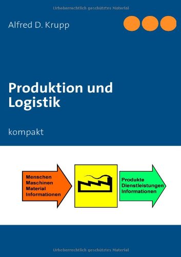 Cover for Alfred D. Krupp · Produktion Und Logistik (Paperback Bog) [German edition] (2007)