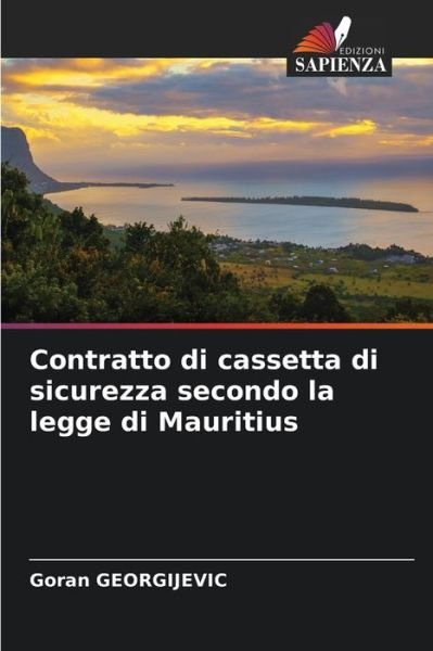 Cover for Goran Georgijevic · Contratto di cassetta di sicurezza secondo la legge di Mauritius (Taschenbuch) (2021)