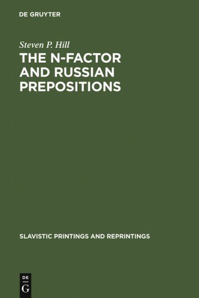 Cover for Hill · The N-Factor and Russian Prepositi (Book) (1977)
