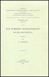 Cover for Gj Reinink · Das Syrische Alexanderlied. Syr. 196. (Corpus Scriptorum Christianorum Orientalium) (Taschenbuch) (1983)