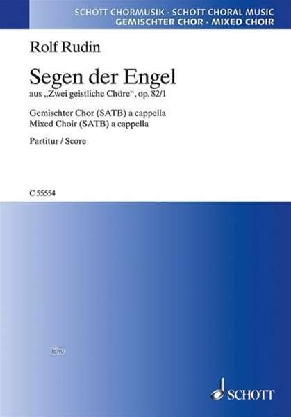 Cover for Rudin · Segen der Engel op.82/1.C55554 (Book)
