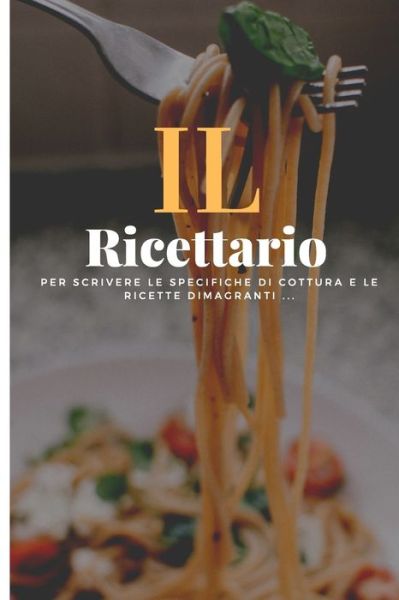 Cover for Ghani Notebooks · Il Ricettario (Paperback Book) (2020)