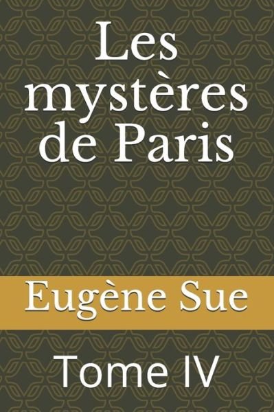Cover for Eugene Sue · Les mysteres de Paris (Paperback Book) (2020)