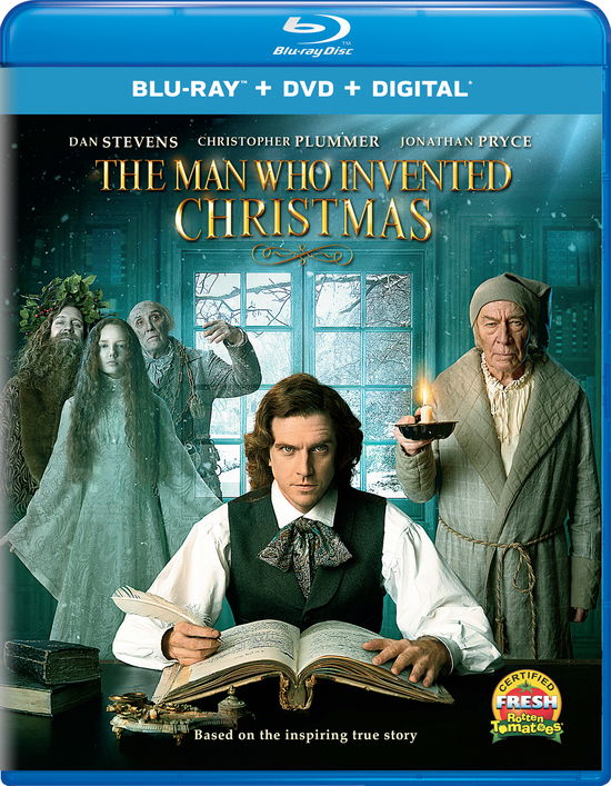 Cover for Man Who Invented Christmas (Blu-ray) (2018)