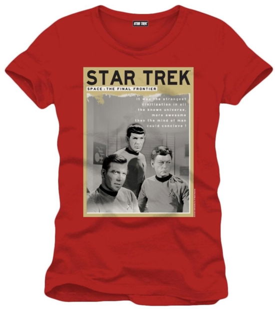 Cover for Star Trek · Final Frontier Red (T-Shirt Unisex Tg. 2XL) (T-shirt)