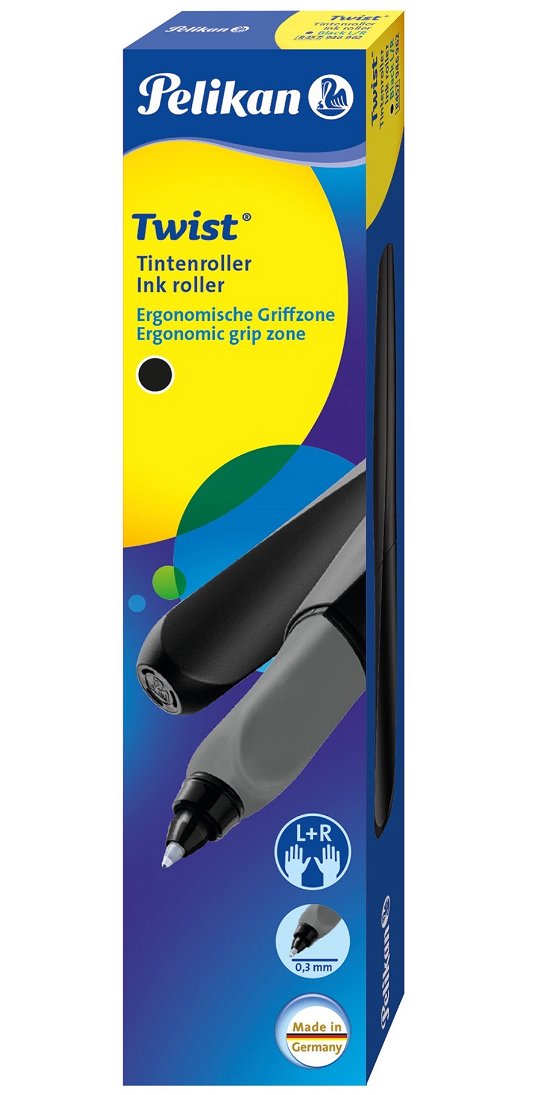 Pelikan Tintenroller Twist , Black/946962 Black (s - Pelikan - Merchandise - Pelikan - 4012700946966 - July 12, 2017