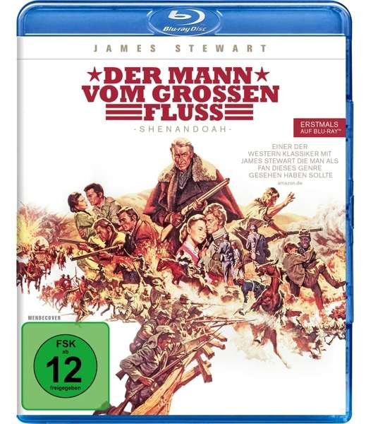 Cover for Stewart,james / Mcclure,doug / Corbett,glenn/+ · DER MANN VOM GROßEN FLUSS (Blu-ray) (2017)