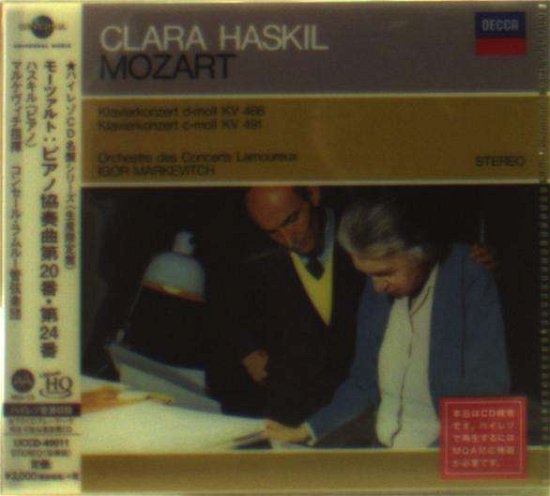 Cover for Mozart / Haskil,clara · Mozart: Piano Concertos 20 &amp; 24 (CD) [Limited edition] (2018)