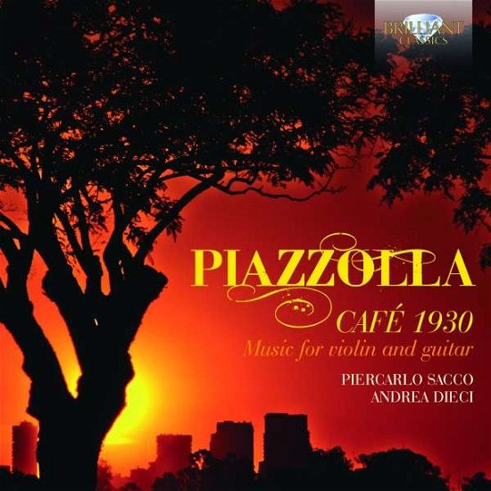 Cover for Piazzolla / Dieci / Sacco · Cafe 1930 Music for Violin &amp; Guitar (CD) (2014)
