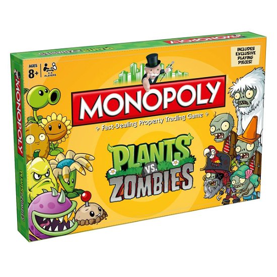 Monopoly - Plants Vs Zombies  - Board Game - Winning Moves - Produtos - Winning Moves UK Ltd - 5036905025966 - 16 de setembro de 2016