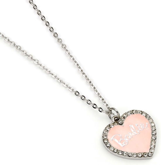 Cover for Barbie · Pink Enamel Heart Pendant Necklace with Crystal (Legetøj)