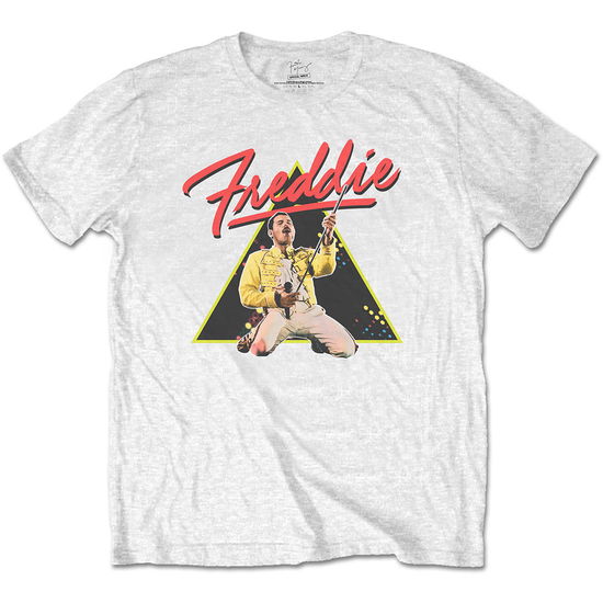 Freddie Mercury Unisex T-Shirt: Triangle - Freddie Mercury - Merchandise - MERCHANDISE - 5056170687966 - January 13, 2020