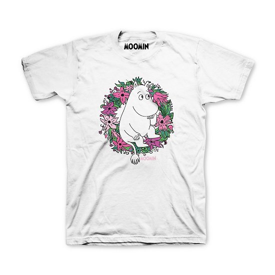 Cover for Moomins · Wreath (Mens) (T-shirt) [size L] [White edition] (2020)