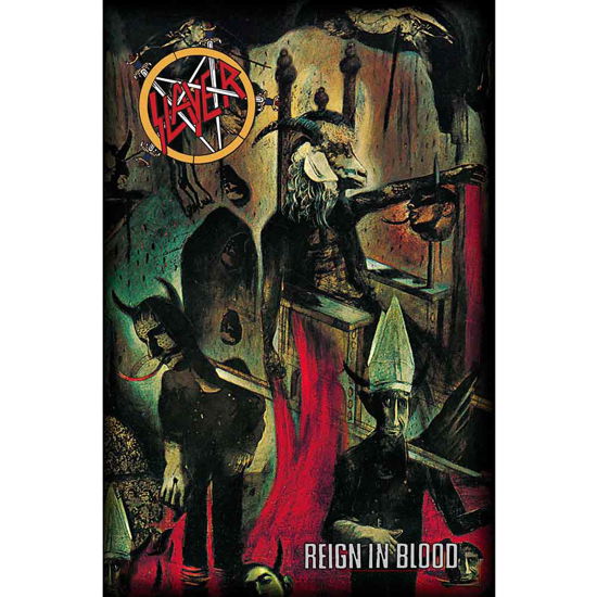 Slayer Textile Poster: Reign in Blood - Slayer - Koopwaar -  - 5056365704966 - 