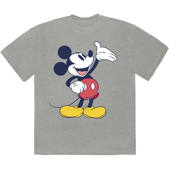 Mickey Mouse Unisex T-Shirt: Reveal (Grey) - Mickey Mouse - Gadżety -  - 5056737226966 - 24 stycznia 2024