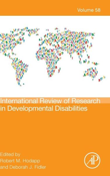 Cover for International Review Research in Developmental Disabilities (Hardcover Book) (2020)