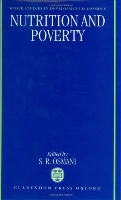 Cover for Osmani, S. R., · Nutrition and Poverty - WIDER Studies in Development Economics (Hardcover Book) (1993)