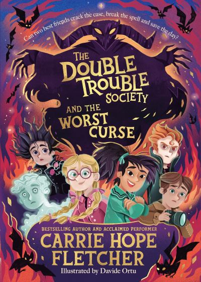 Cover for Carrie Hope Fletcher · The Double Trouble Society and the Worst Curse - The Double Trouble Society (Pocketbok) (2024)