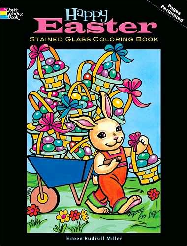 Cover for Eileen Miller · Happy Easter Stained Glass Coloring Book - Holiday Stained Glass Coloring Book (MERCH) [Clr edition] (2010)