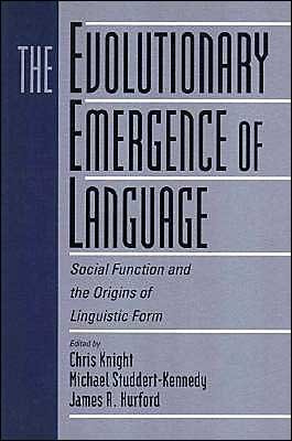 Cover for Chris Knight · The Evolutionary Emergence of Language: Social Function and the Origins of Linguistic Form (Paperback Book) (2000)