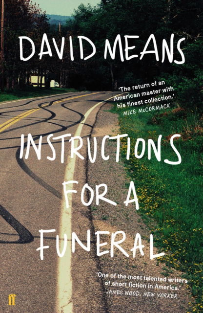 Cover for David Means · Instructions for a Funeral (Paperback Book) [Main edition] (2020)