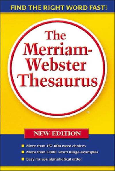 Cover for Merriam-webster · The Merriam-webster Thesaurus (Hardcover Book) (2005)