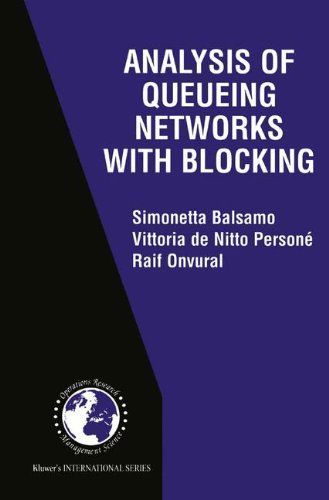 Cover for Simonetta Balsamo · Analysis of Queueing Networks with Blocking - International Series in Operations Research &amp; Management Science (Hardcover Book) (2000)