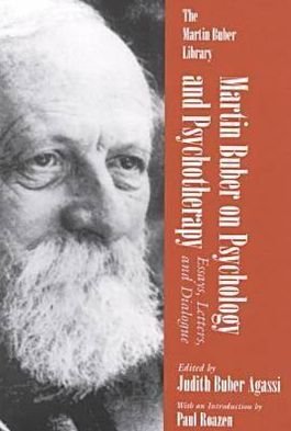 Cover for Martin Buber · Martin Buber on Psychology and Psychotherapy: Essays, Letters and Dialogue - Martin Buber Library (Paperback Bog) (1999)