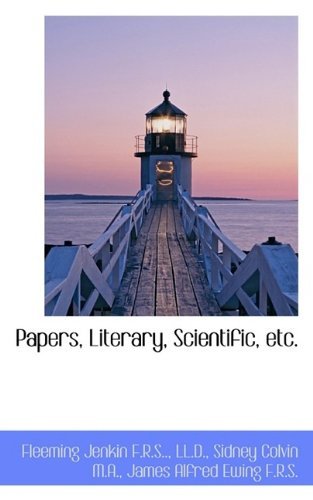 Cover for Fleeming Jenkin · Papers, Literary, Scientific, Etc. (Paperback Bog) (2009)