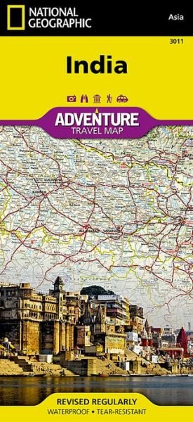Cover for National Geographic Maps · India: Travel Maps International Adventure Map (Kort) (2011)