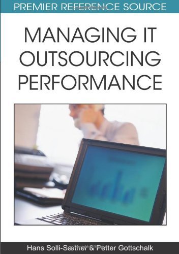 Cover for Petter Gottschalk · Managing It Outsourcing Performance (Hardcover bog) (2009)