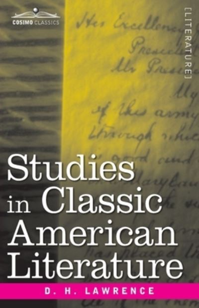 Cover for D Lawrence · Studies in Classic American Literature (Paperback Book) (1923)