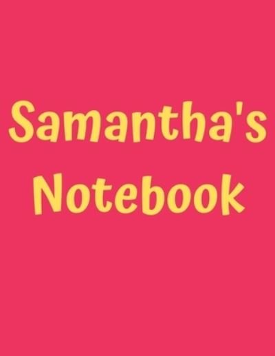 Cover for 99 Notes · Samantha's Notebook (Pocketbok) (2019)
