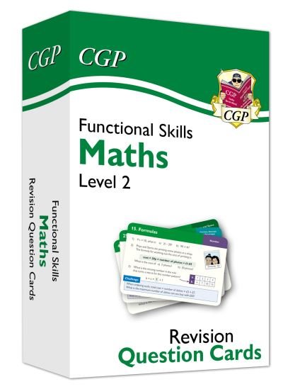 Cover for CGP Books · Functional Skills Maths Revision Question Cards - Level 2 - CGP Functional Skills (Hardcover Book) (2020)