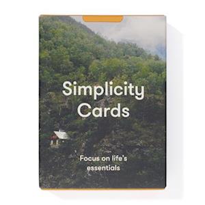 Cover for The School of Life · Simplicity Cards: focus on life's essentials (Orakelkort/tarotkort) (2024)